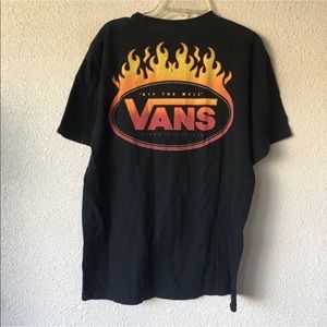 Vans flames graphic T-shirt short sleeve